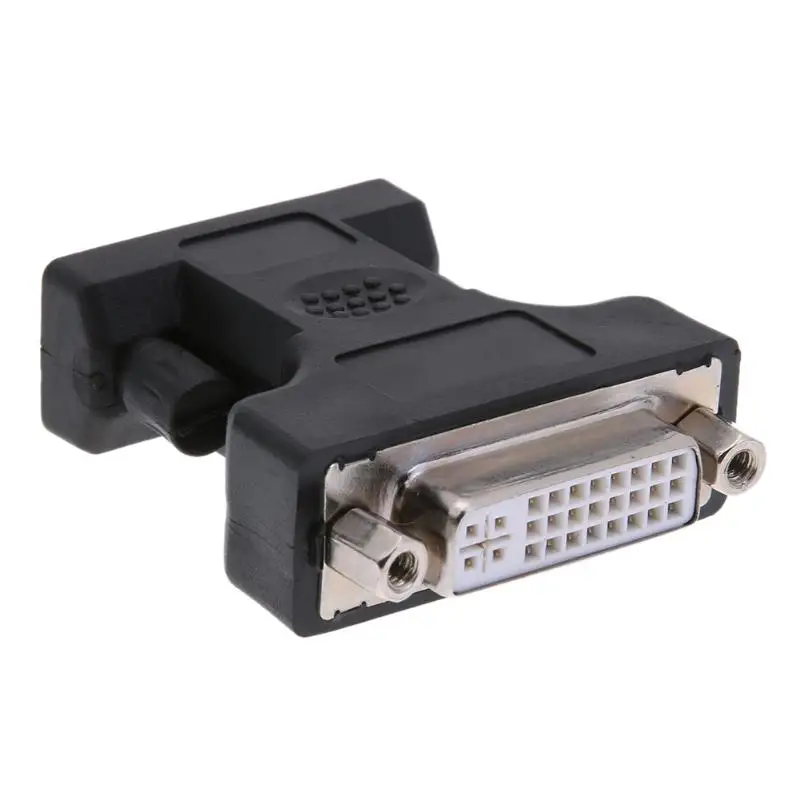 ALLOYSEED 24 + 5Pin DVI żeński do 15Pin VGA męski przedłużacz kabla adapter na kabel do konwertera złącze do telewizora HDTV Monitor CRT żarówka jak