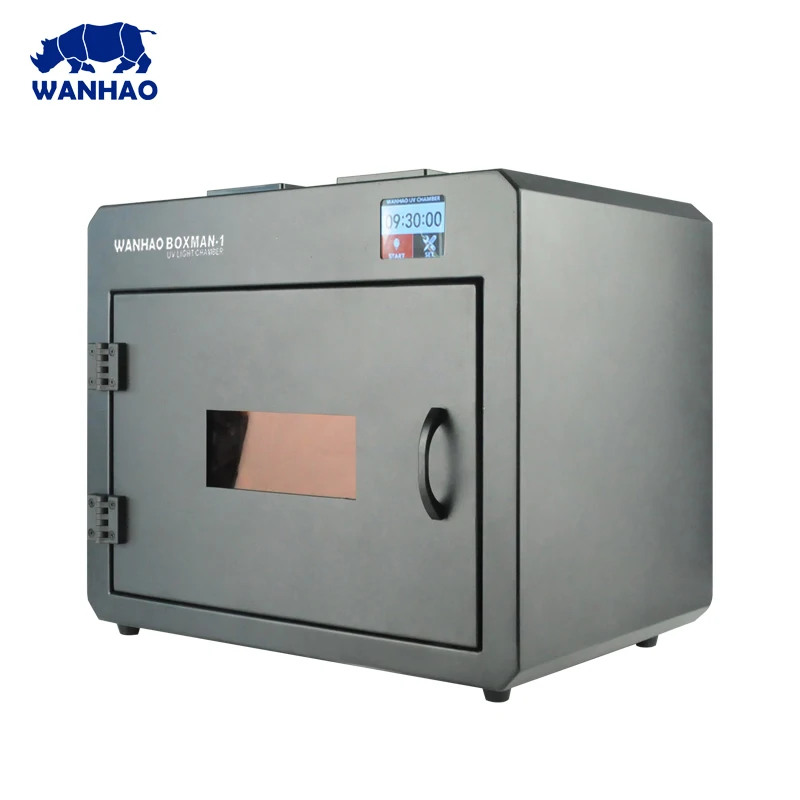 2018 WANHAO  NEWEST Efficient  UV CURING Box for your DIY 3D printer model with Touch LCD screen