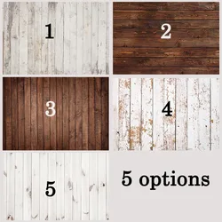 Wood Floor Photography Backdrops Baby Newborn Wooden Board Photo Studio Background Rustic Party Decorations Backdrop Photobooth
