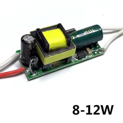 Alimentação de tensão automática, transformadores de iluminação, COB Spotlight, lâmpada Fix, LED Driver, 8-12W, 260-280mA