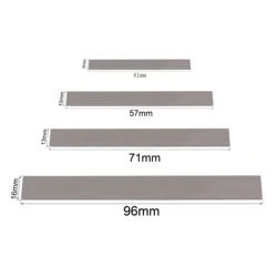 10 pz lamiera d'acciaio 41mm 57mm 71mm 96mm piastra metallica in acciaio al silicio per divisore di frequenza induttore trasformatore bobina progetto fai da te