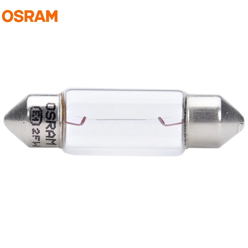 10pcs OSRAM C5W 6418 Festoon Lamps 12V 5W SV8.5-8 Original Line Reading Light Plate Trunk Bulbs OEM Car Halogen Bulbs ECE