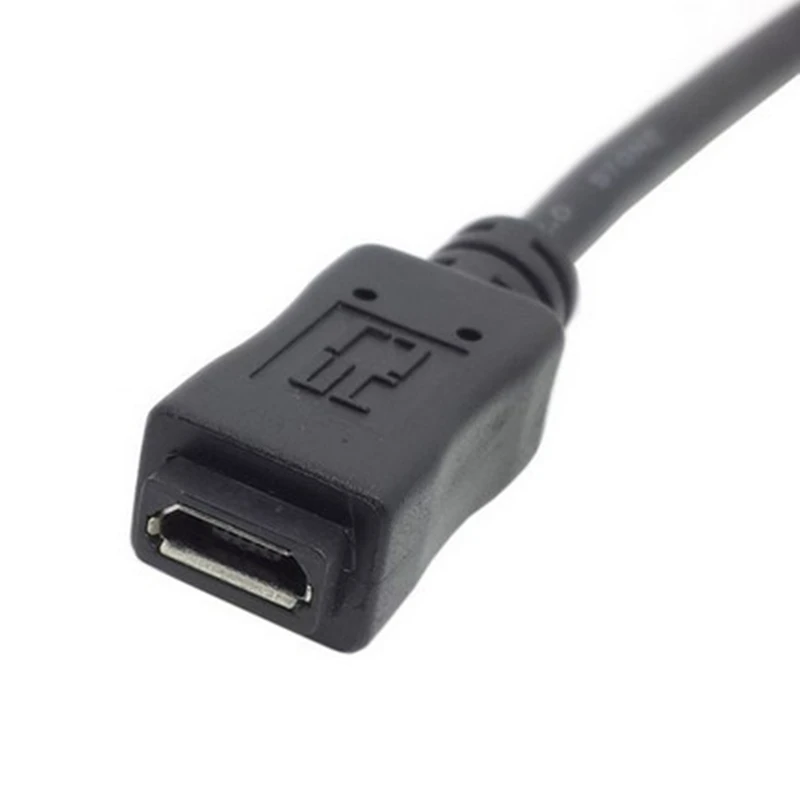 كابل تمديد أنثى إلى USB 2.0 ذكر من النوع B ، 25 سنتيمتر