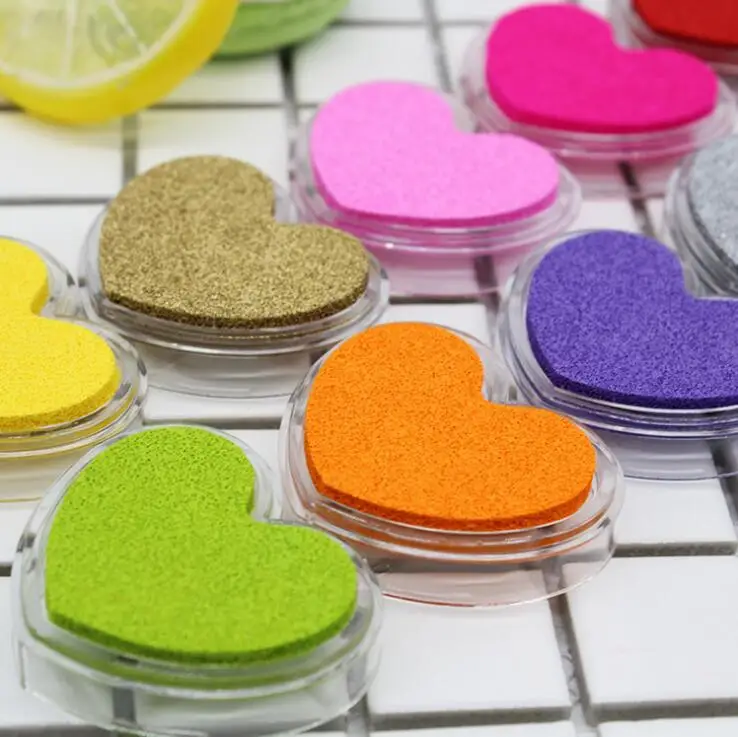 Colorful Love Candy Color Inkpad 5 PCS/Lot Rubber Stamp Ink Pad Engraving Special DIY Stamp Pad