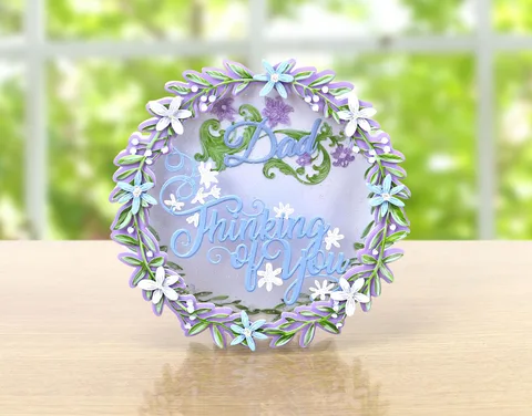 Металлические штампы для скрапбукинга Flower