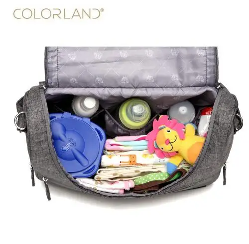 Colorland Brand Baby Bags Messenger Large Diaper Bag Organizer Design Nappy Bags For Mom Fashion Mother Maternity Bag Stroller