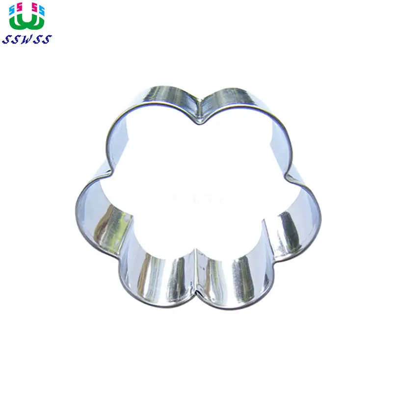 5.5 CM Cake Cookie Biscuit Baking Molds,Rare Six Petal Plum Shape Cake Decorating Fondant Cutters Tools,Direct Selling