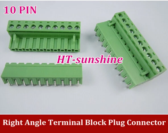 

Form factory for 2EDG5.08mm Pitch Right Angle 10 Pin 10 way Screw Terminal Block Plug Connector