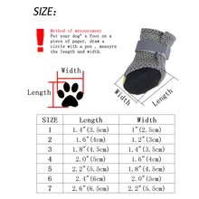 Set of 4 Non-Slip Pet Shoes #6