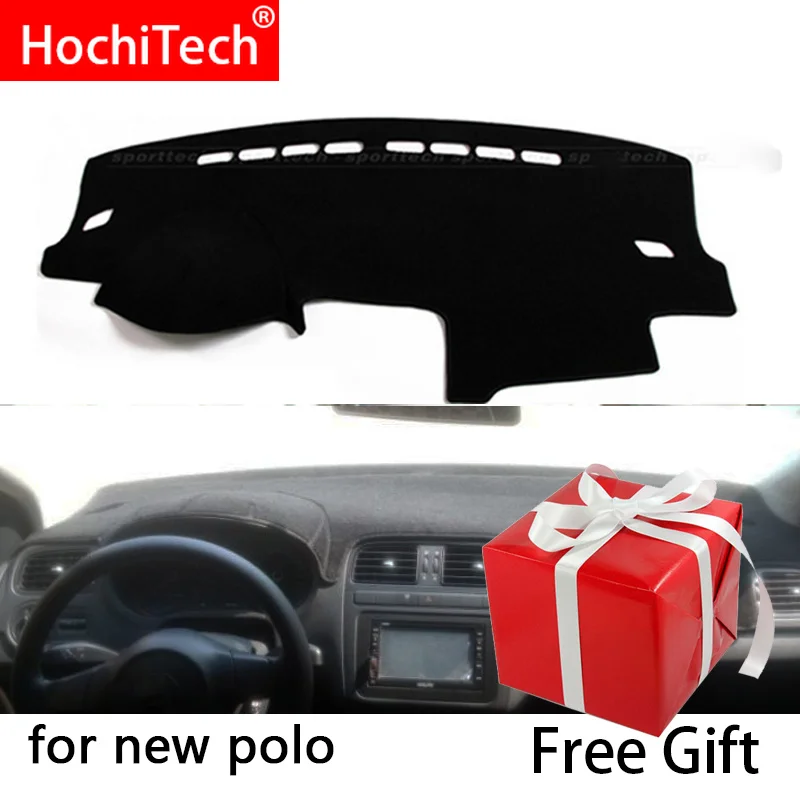For Volkswagen Polo MK5 6R 2009 - 2018 Right and Left Hand Drive Car Dashboard Covers Mat Shade Cushion Pad Carpets Accessories