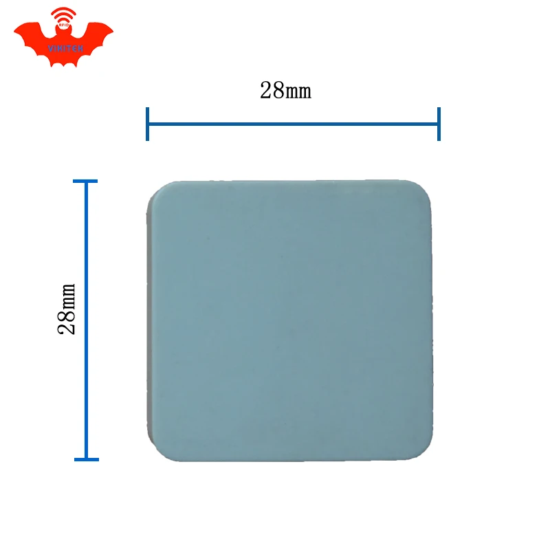 Metalowy znacznik UHF RFID 915m 868m Alien Higgs3 EPCC1G2 6C narzędzie do odlewania 28*28*4mm kwadratowa ceramika karta inteligentna pasywne znaczniki RFID