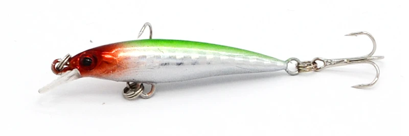 1Pcs 5cm 2.1g Pesca Small Fishing Lure Minnow Wobbler Laser Minnow Plastic Artificial hard lure Crankbait Lifelike bait 3D Eyes