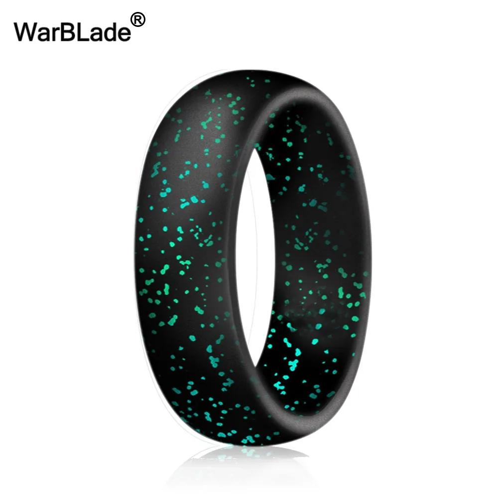 WarBLade 5.7mm Food Grade FDA Silicone Rings For Women Wedding Rubber Bands Hypoallergenic Flexible Silicone Finger Ring