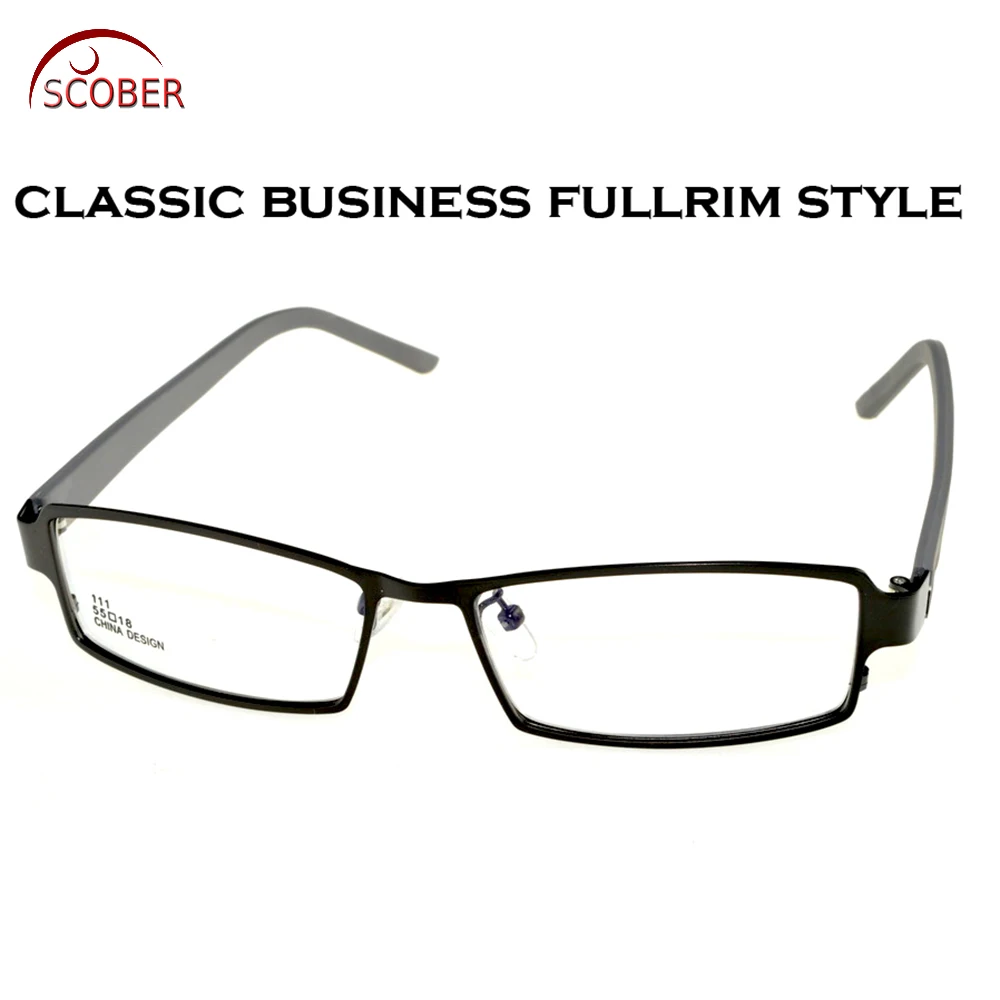 

Full-rim Rectangle Light Eye Frame Titanium Alloy Custom Made Optical Myopia Reading Glasses Photochromic Progressive multifocal