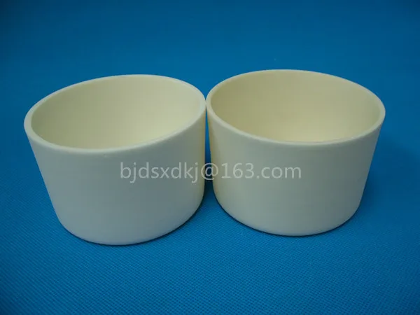 99.3% alumina crucible with lids / 300ml / 95*60mm / cylindrical corundum crucible / ceramic crucible