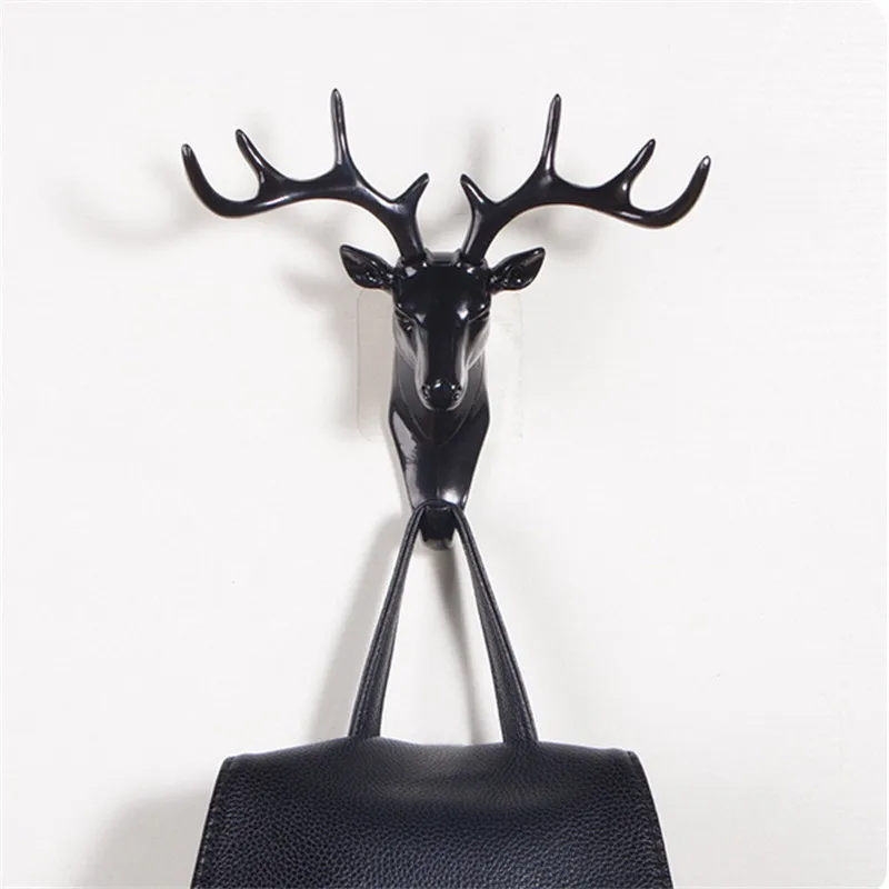 Multi-purpose Wall Coat Keys Bags Clothes Hook Wall Decor Hooks Antlers Creative Household Decor Bedroom Hooks