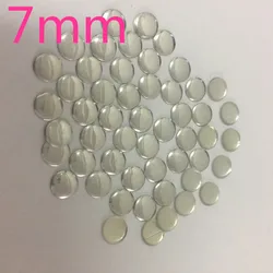 50 sztuk/partia 7*7mm srebrny poprawka szpilki metalowe okrągłe Nailheads poprawka Rhinestone DIY Flatback żelazko na rhinestuds przenikania ciepła