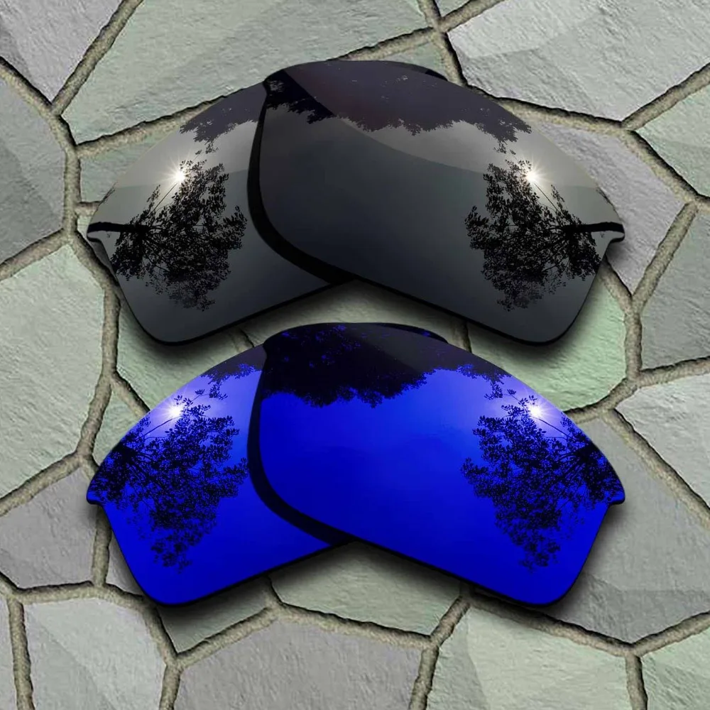 

Grey Black&Violet Blue Sunglasses Polarized Replacement Lenses for Oakley Bottle Rocket