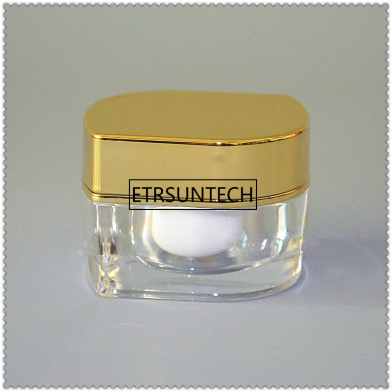 

10g eye shape cream jar for essence/gel/moisturizer/day cream/night cream cosmetic packing plastic jar F1520