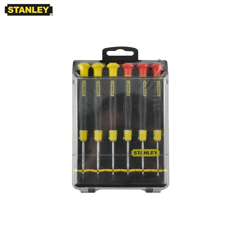 Stanley 6pcs slotted phillips combination mini screwdriver set profession screwdriver kit maintenance tool kits for electronics