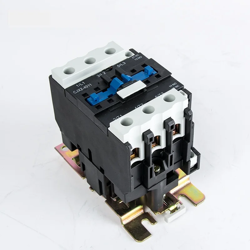 CJX2-4011 4001 AC Contactor 40A 3Phase 3-Pole NO Coil Voltage 380V 220V 24V 50Hz Din Rail Mounted 3P+1NO 1NC Contactor