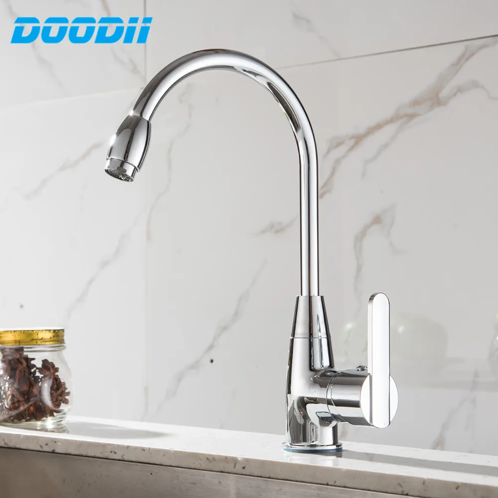 Economic Zinc Alloy 360 Degree Rotatable Faucet Top Hot Cold Mixer Tap Rotating Faucets Home Kitchen Wash Basin Faucet DODI-D093