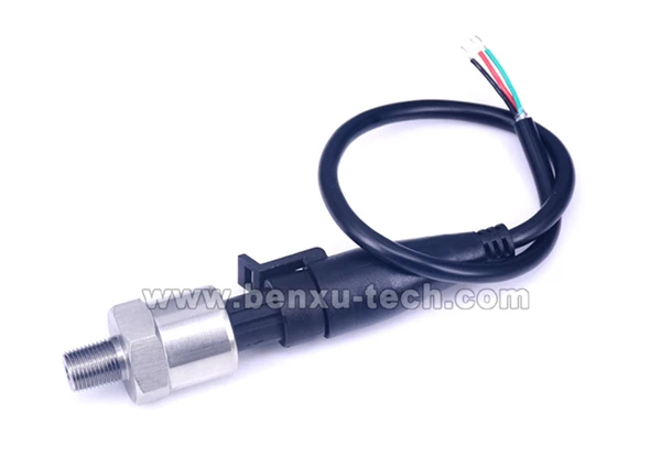 0.3m Cable,10bar,12VDC,1-5V,NPT1/8 Oil Fuel Diesel Air Gas Water Import Ceramic Pressure Sensor Transmitter Transducer