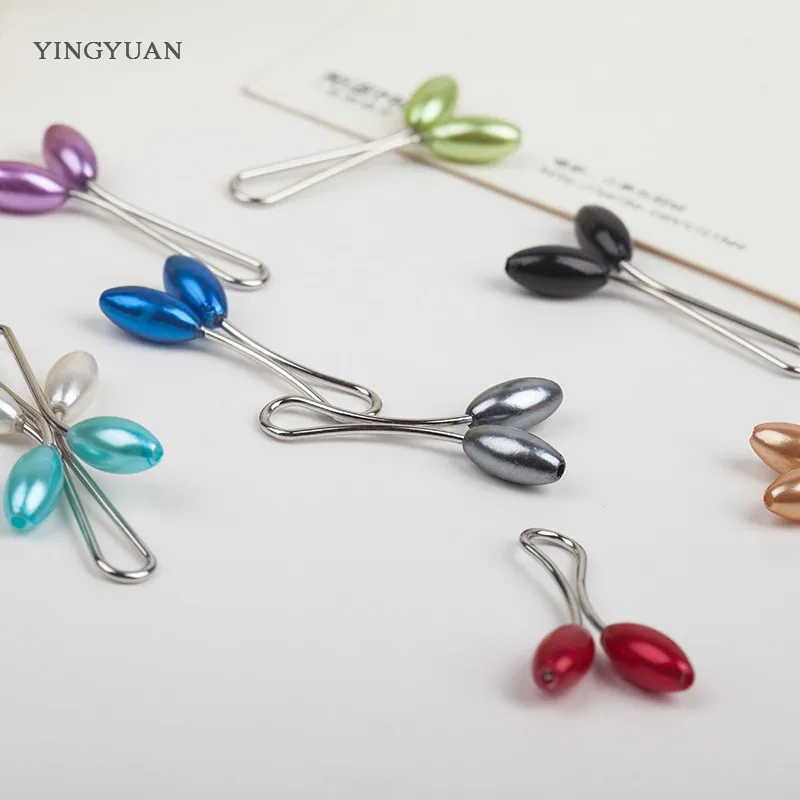 Headscarf Shawl Scarf  Anti Slip Brooch Lady Muslim Fixed Pins Scarf Hijab Clips Pearl Stylish Brooch for Women Jewelry SP35