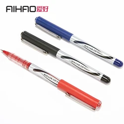 12pcs/lot premium 0.5mm roller tip pen high quality gel pen excellent writing hot sale 3 colors option Aihao 2000A