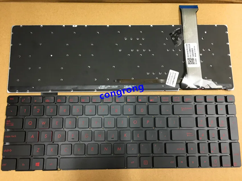 

English Keyboard FOR ASUS GL552 GL552J GL552JX GL552V GL552VL GL552VW N552VW N552VX G771JM G771JW US laptop keyboard backlit