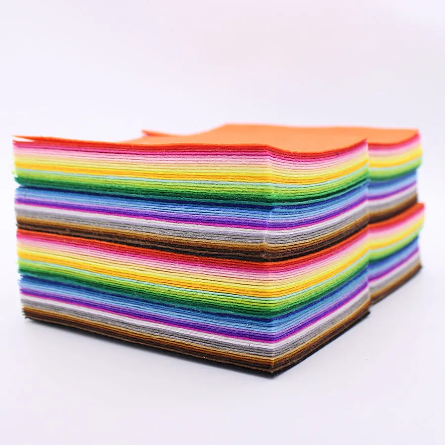 160Pcs 1mm Hard Felt,Felt In Vivid Colors,Needlework,Sewing Handmade,Fieltro,Feltro,Size A6