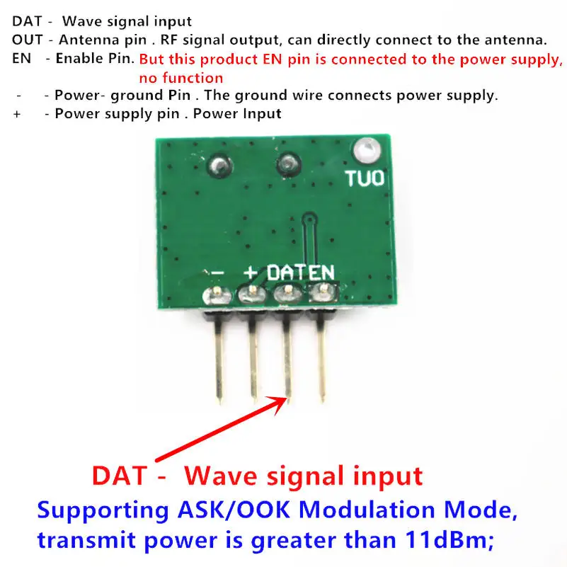 QIACHIP 433 Mhz Superheterodyne RF Receiver and Transmitter Module For Arduino Uno Wireless Module Diy Kit 433Mhz Remote Control