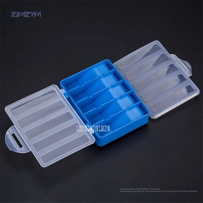 Double Sided Fishing Box Fishing Lures Hooks Case Storage Box Fishing Tackle Organizer Box Fish Accessories Tool