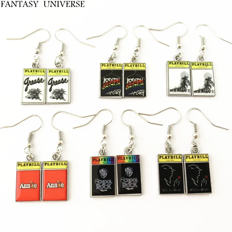 FANTASY UNIVERSE Freeshipping wholesale 20pc a lot Broadway Earrings HRKSLKS02