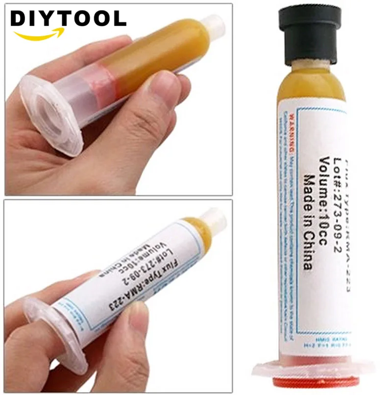 DIY Solder Soldering Paste 10cc Flux Grease RMA223 for Chips Computer Phone LED BGA SMD PGA PCB Repair Tool паяльная паста