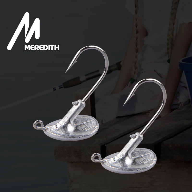 Meredith Blood Slot Jig Head anzuelo de carbono para vinilos - imagen 5
