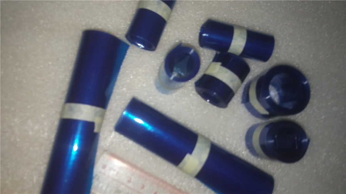 1m Transparent Blue Lipo Battery Casing PVC Heat Shrinkable Tube 18650 Wrap Battery Film 32 50 110mm DIY Kits 100cm