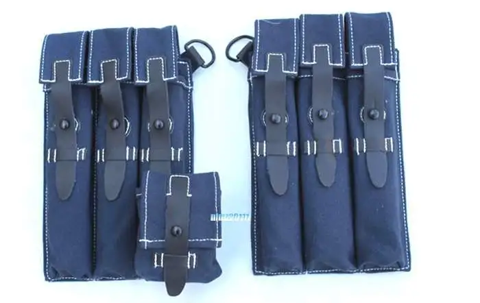 

WWII German Luftwaffe Air Force MP38 MP40 Ammo Pouch - GM016