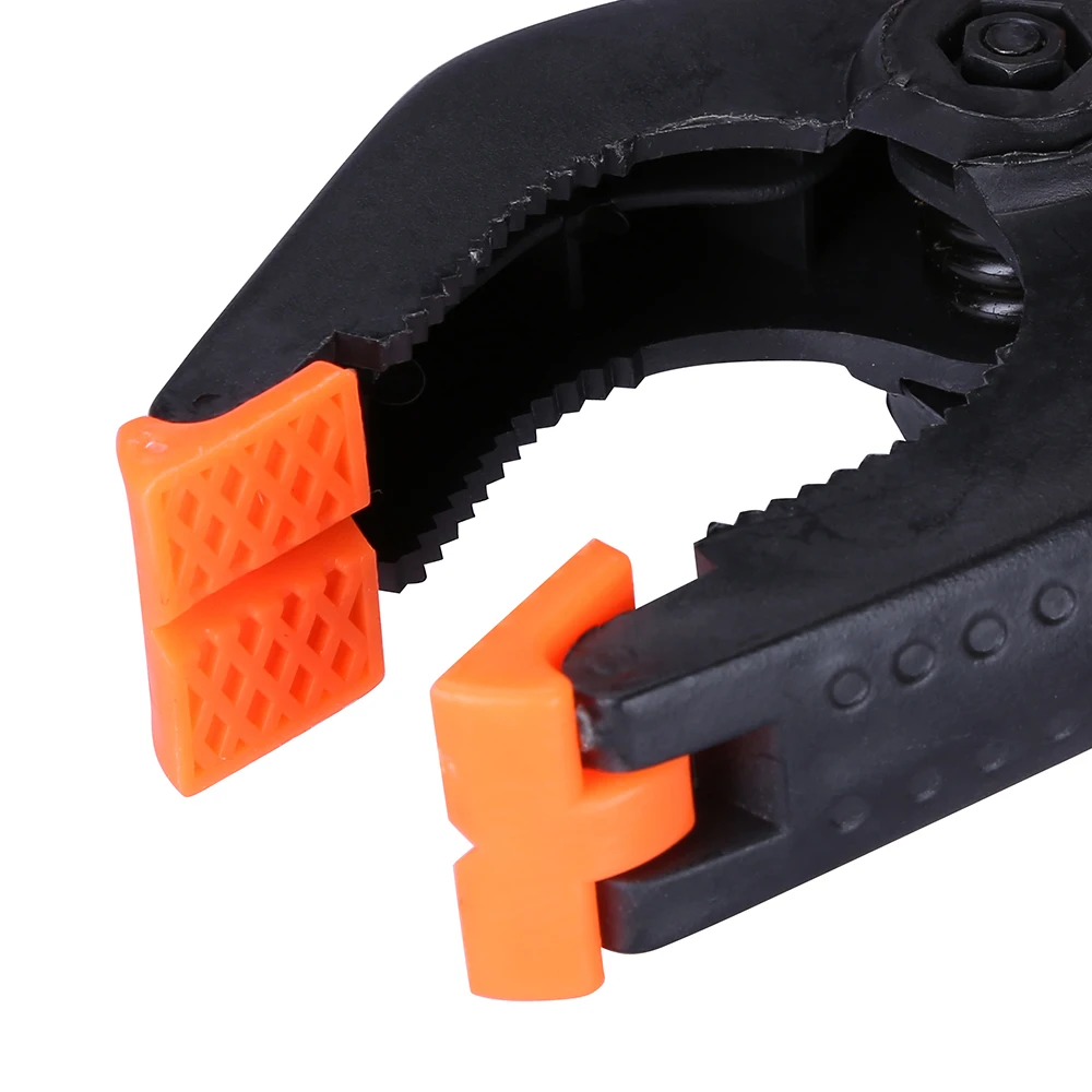 6 pz/lotto 3 pollici di Plastica di Nylon Regolabile Morsetti Per La Lavorazione Del Legno Strumenti di Lavorazione Del Legno Clip A Molla Morsetti di Carpenteria Outillage Menuiserie