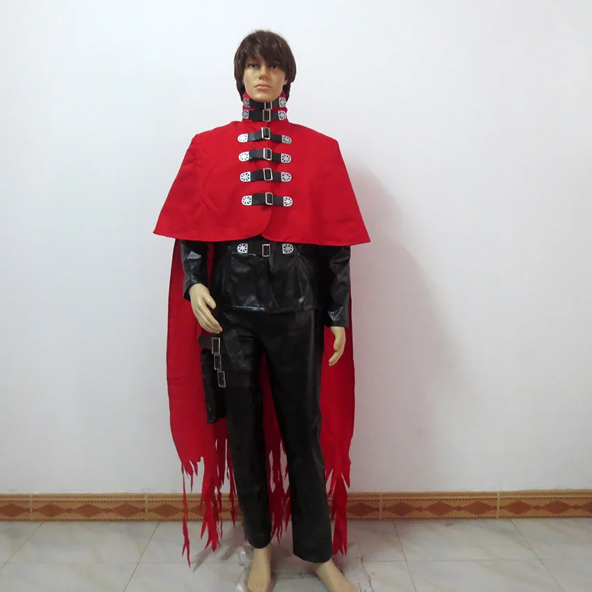 Anime Final Fantasy FF05 Vincent Valentine Cosplay Costume Custom-Made