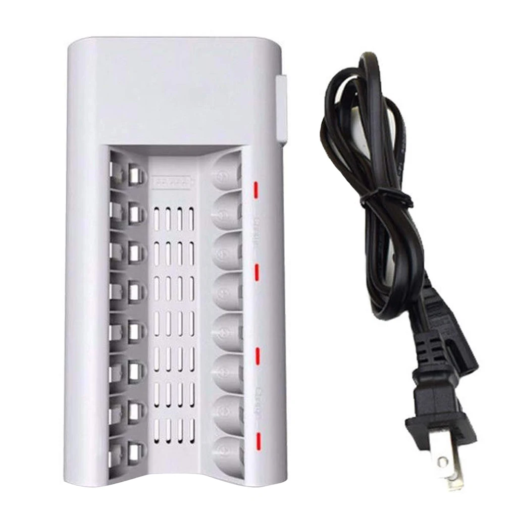 8 Slots AA/AAA Ni-Cd Ni-Mh Battery Charger 1.2V Smart 150mAh/130mAh Rechargeable Batteries Charger