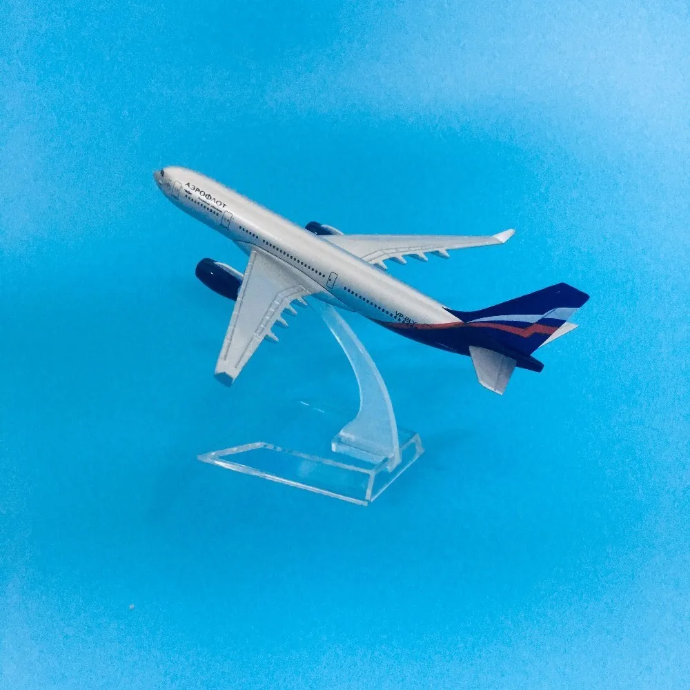 JASON TUTU 16cm Plane Airplane Model Aeroflot Airbus A380 Aircraft Model Diecast Metal Model Airplanes 1:400 Plane Toy Gift