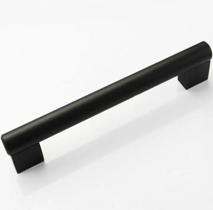 160MM modern simple furniture decoration handle black dresser drawer pull knob stain black kitchen cabinet cupboard handle pull