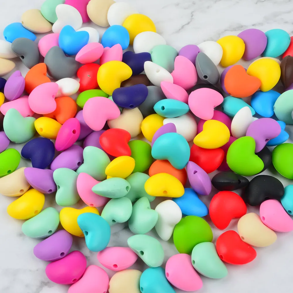 (Ca 10pcs Silicone ciuccio perline giocattoli dentizione bambino masticabile neonato infermieristica perline dentizione accessori collana
