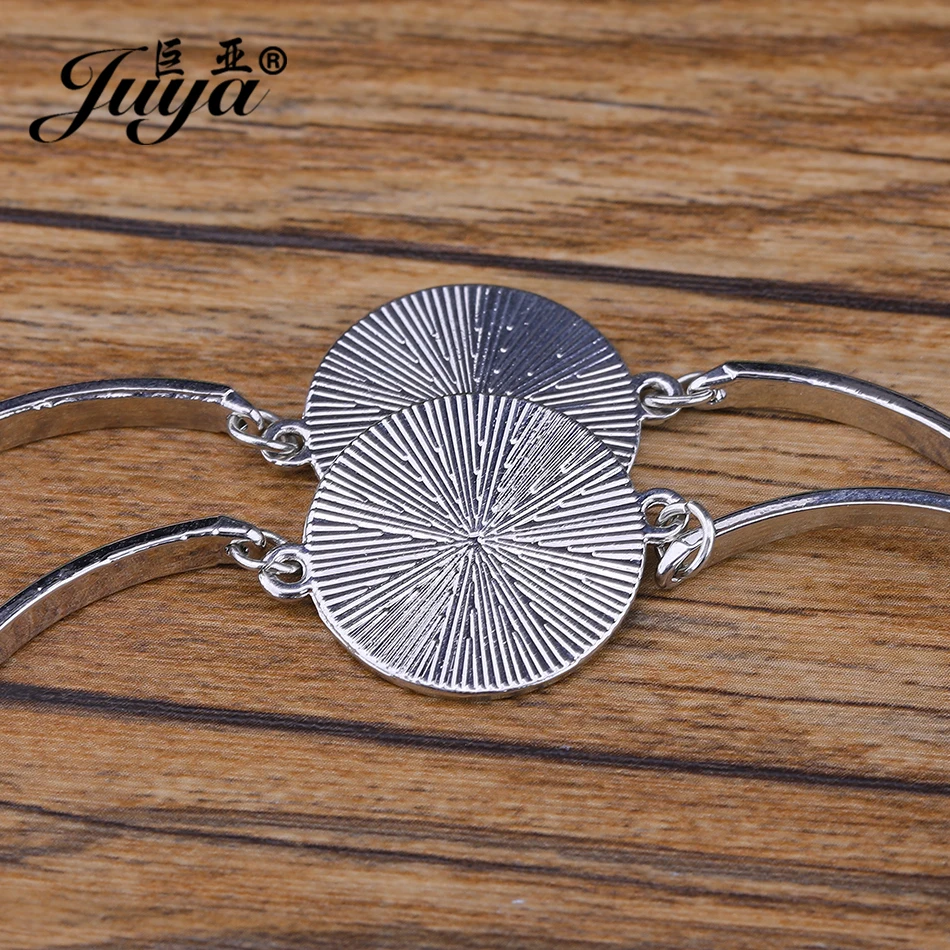 4 Stück/Set Cabochon-Armband-Basis, Armreif-Einstellungen, Blanko-Träger für DIY-Schmuckherstellung, Bastelzubehör, Schmuckteile, Pulseras – Detail 11