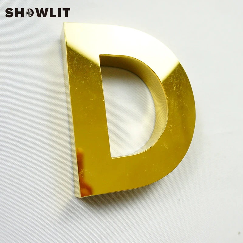 Custom Made 3d Letters Mirror Stainless Steel Letters and Signs