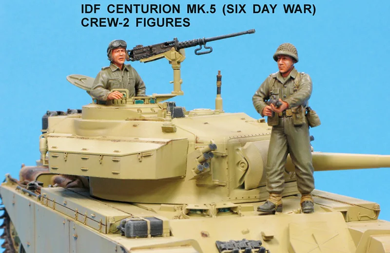 Unpainted Kit 1/35 idf warrior mk.5 crew  soldiers figure Historical  Figure Resin  Kit