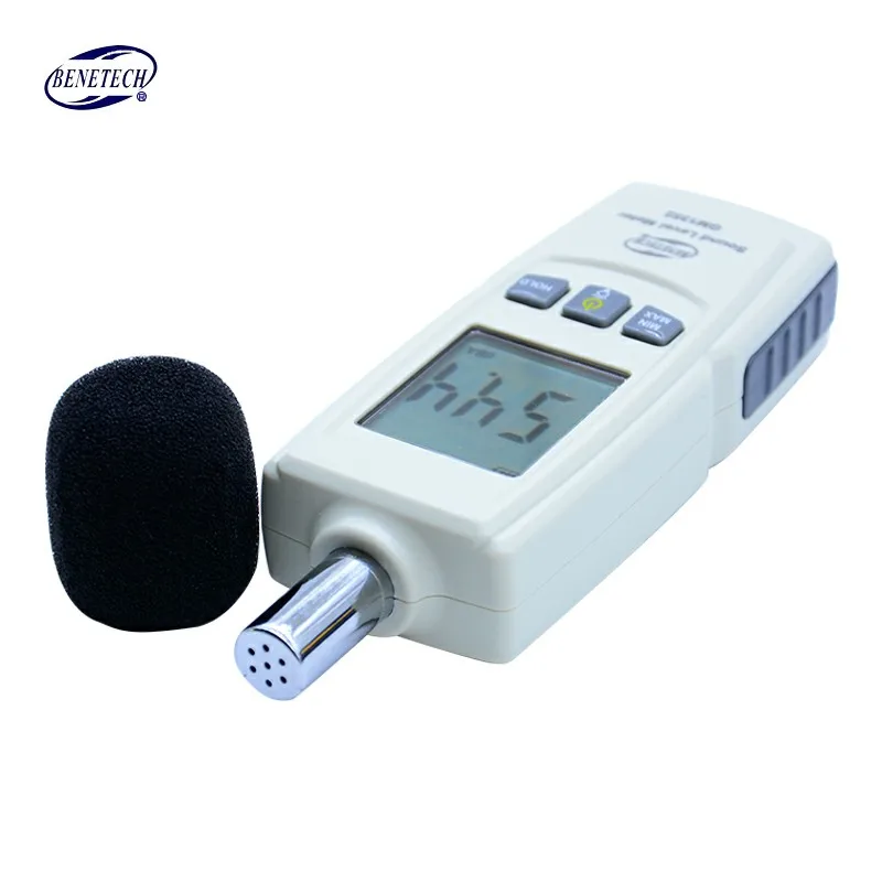 Fonometro digitale tester di rumore dB decibel meter in decibel rumore rilevatore Audio microfono automatico GM1352 30-130dB
