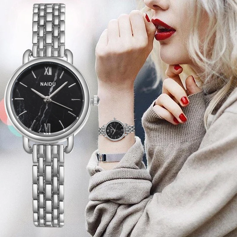 Women Watches Brand NAIDU Ladies Bracelet Watch Womens Quartz Dress Wristwatch Feminino Relogio New Reloj Mujer Kol Saati