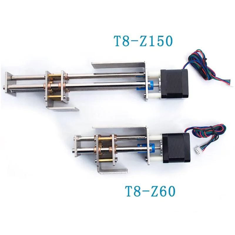 CNC Z-axis Sliding Working Table 60mm 150mm Stroke Linear Z Slide with  Stepper Motor Woodworking  Milling Engraving